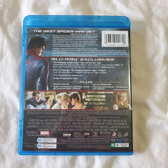 The Amazing Spider-Man Movie DVD & Blu-ray Combo - Picture 2 of 4
